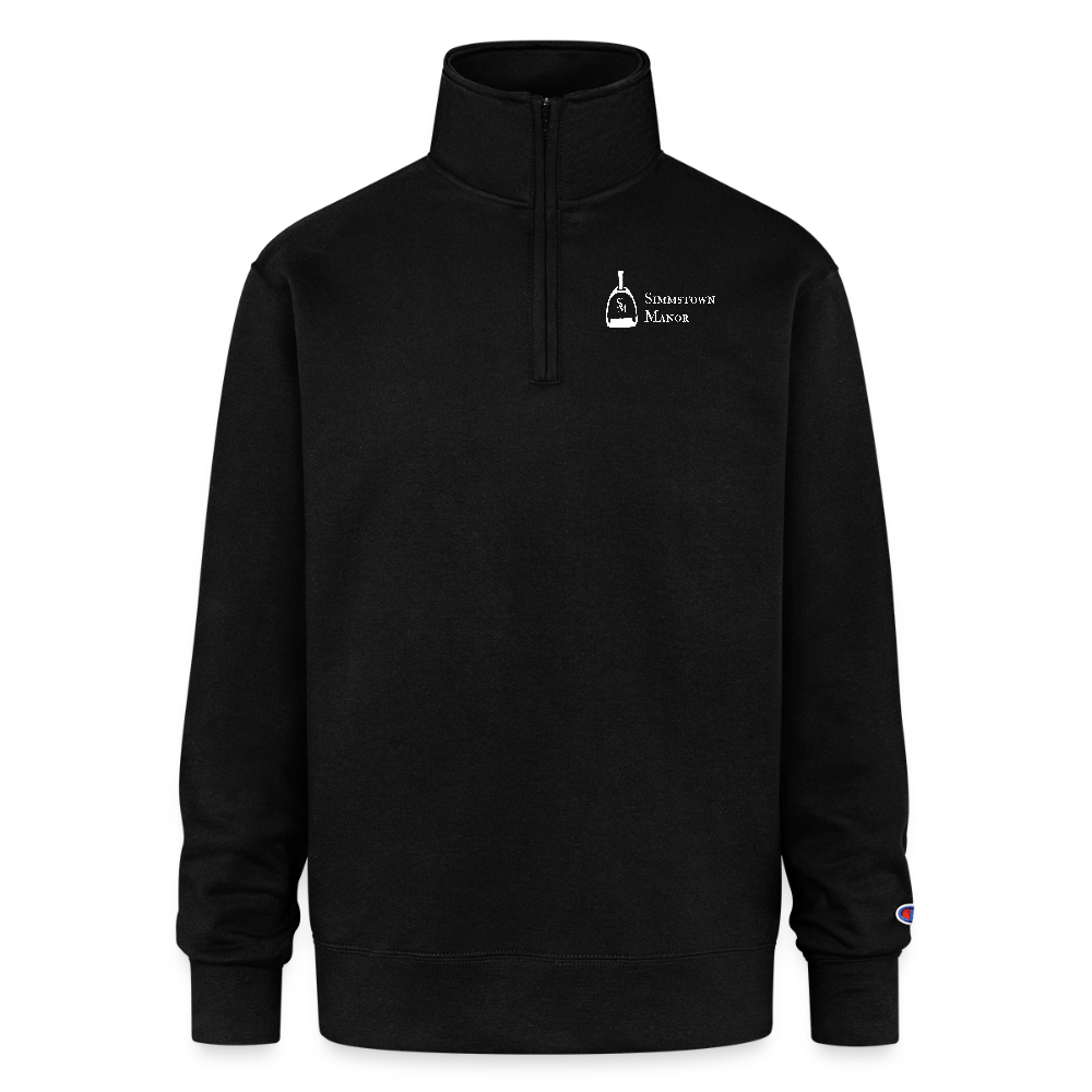Champion Unisex Quarter Zip Sweatshirt - black