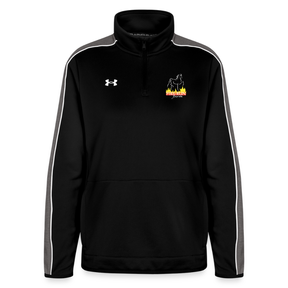 Under Armour Women's Command Quarter Zip 2.0 - black/white