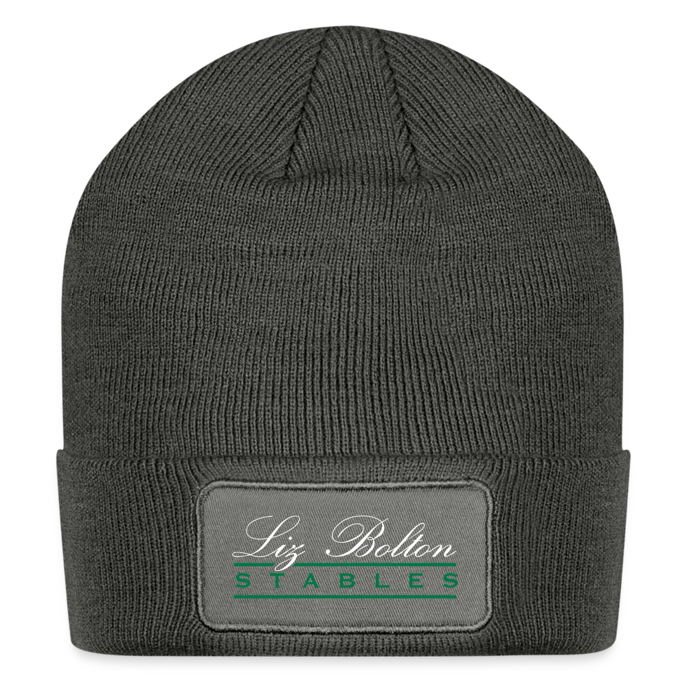 
                  
                    Logo Patch Beanie - charcoal grey
                  
                