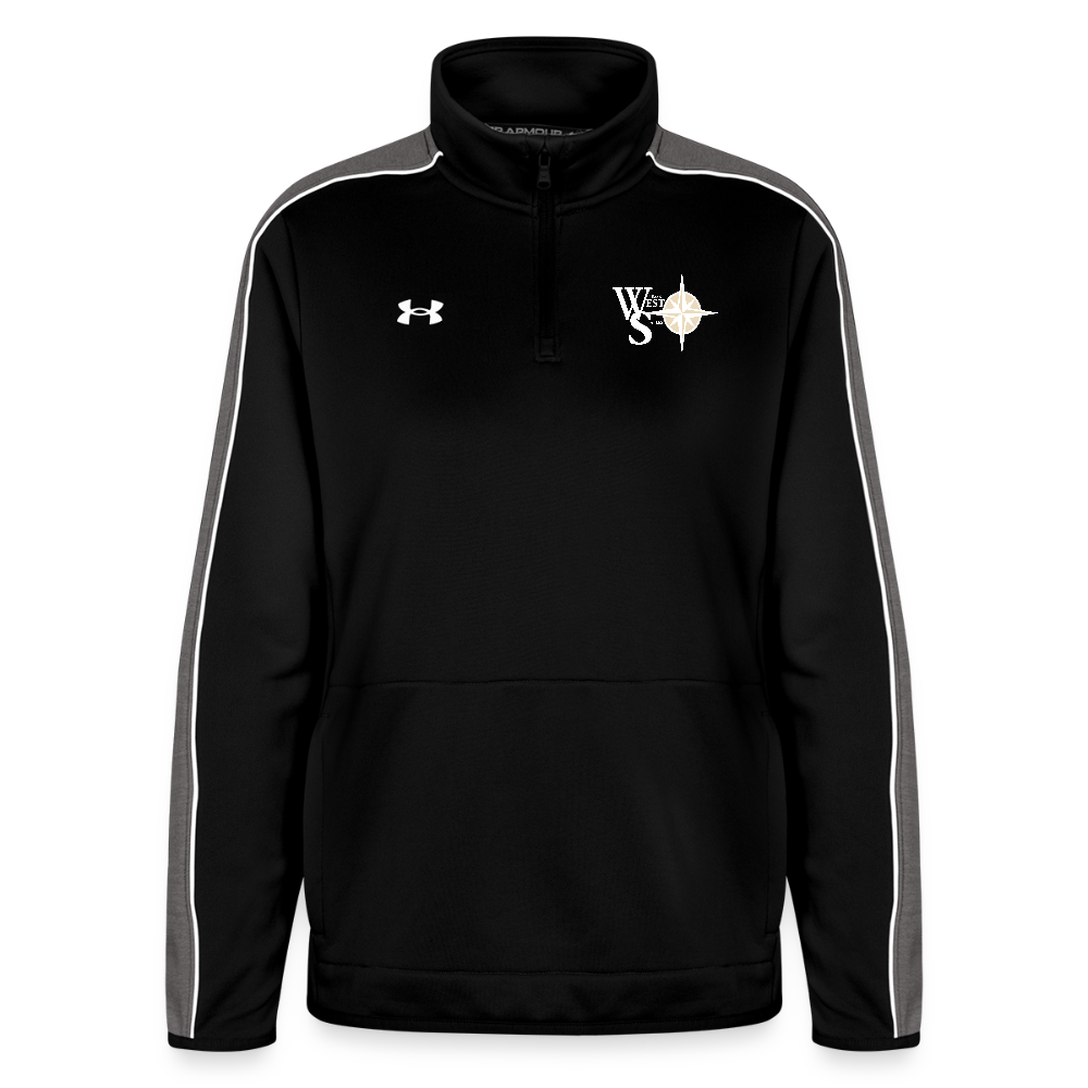 Under Armour Women's Command Quarter Zip 2.0 - black/white