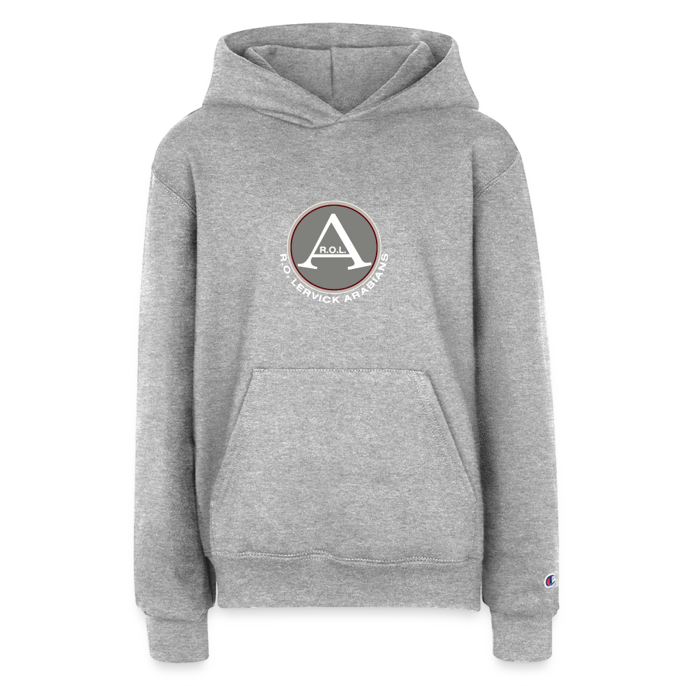 Champion Youth Hoodie - heather grey
