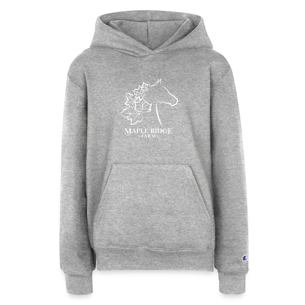 
                  
                    Champion Youth Hoodie - heather grey
                  
                