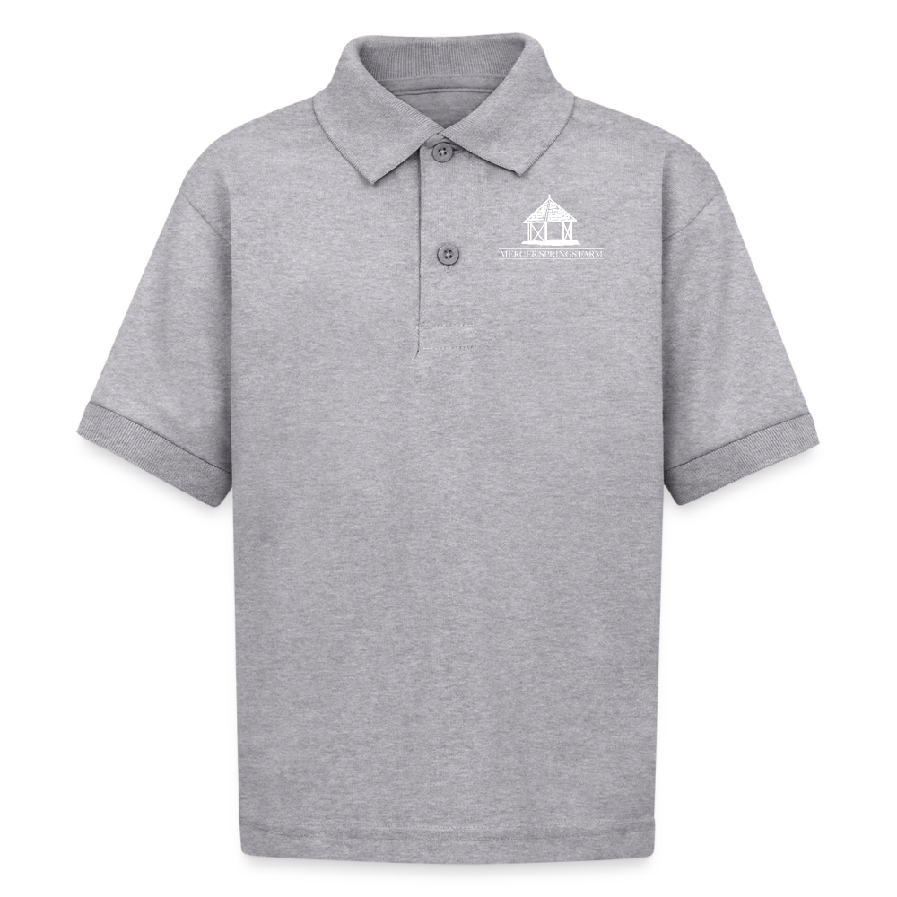 
                  
                    Kids Polo - heather gray
                  
                