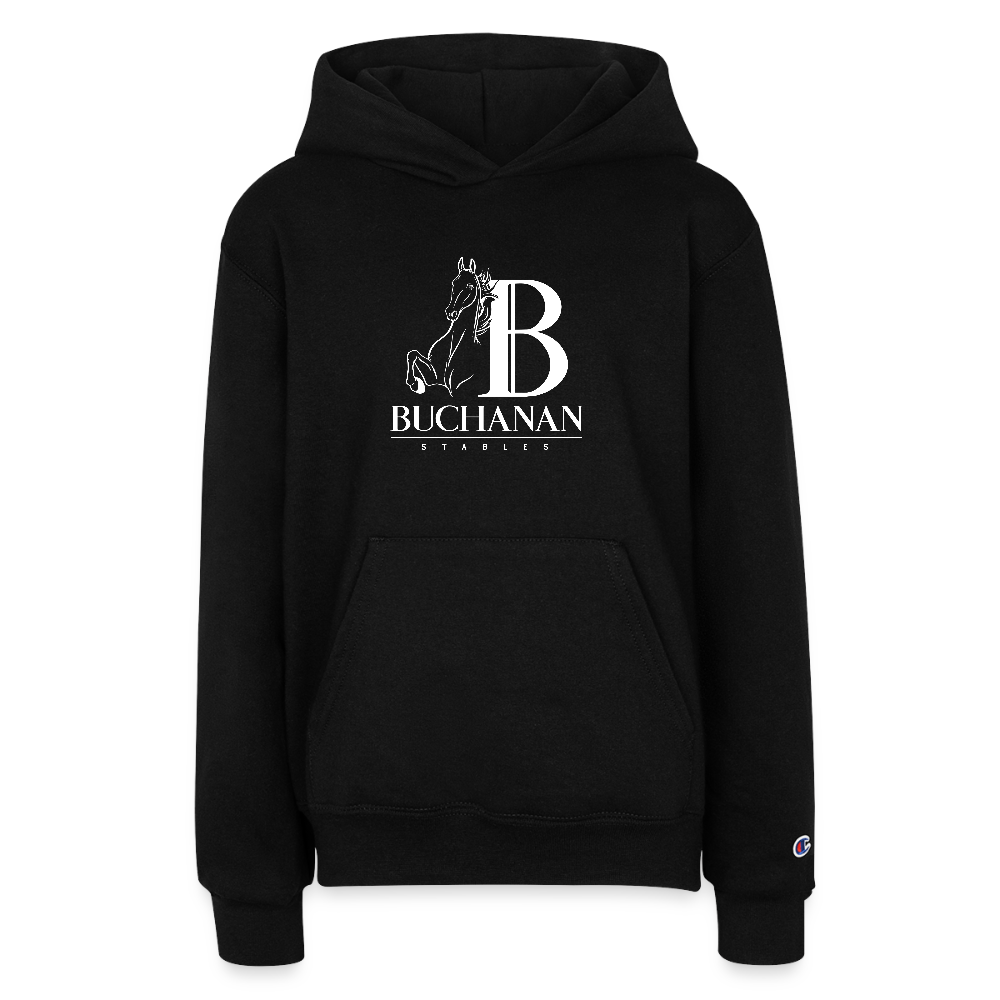 Champion Youth Hoodie - black