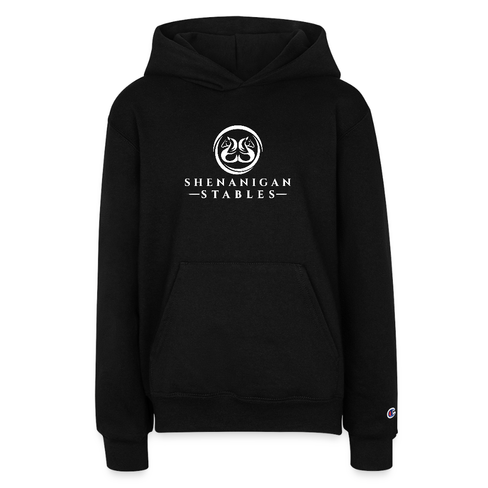 Champion Youth Hoodie - black