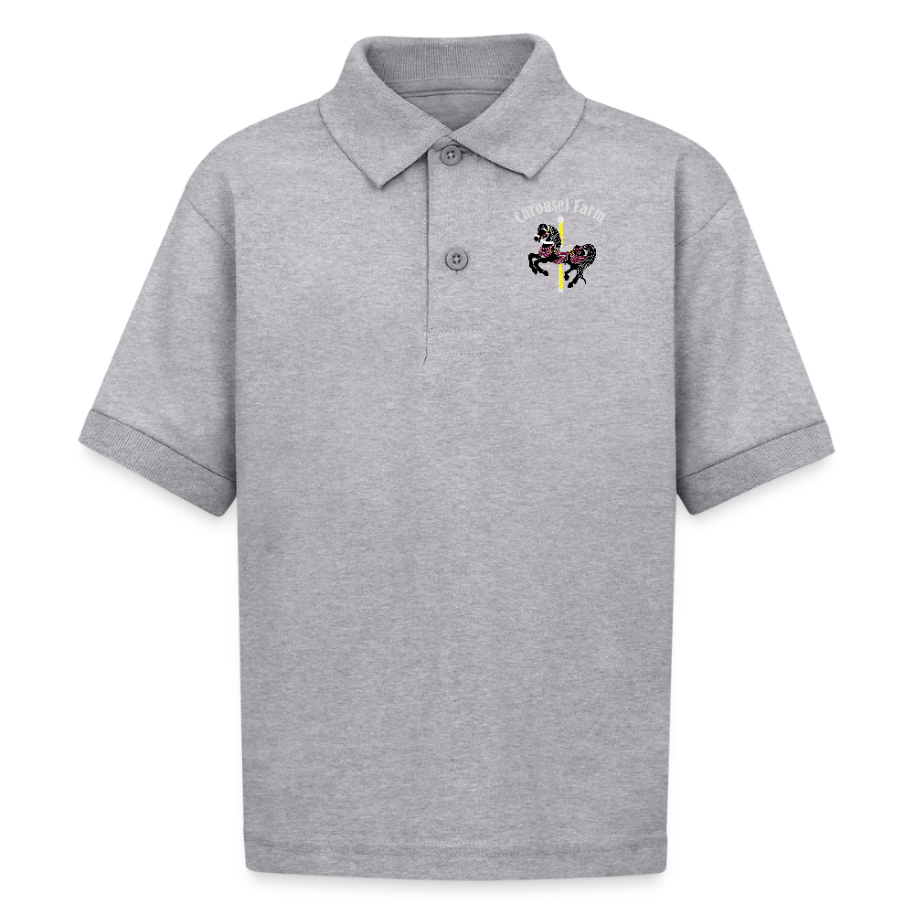 Kids Polo - heather gray