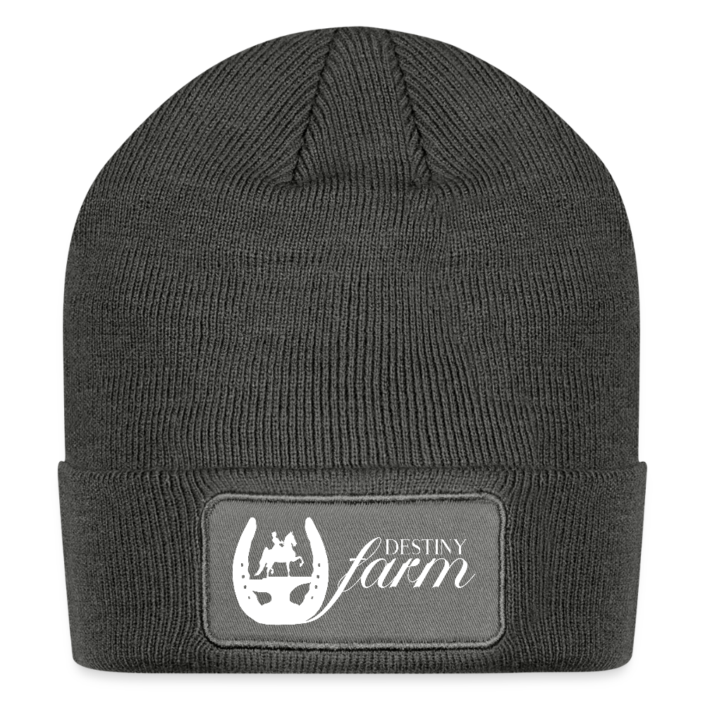 
                  
                    Logo Patch Beanie - charcoal grey
                  
                