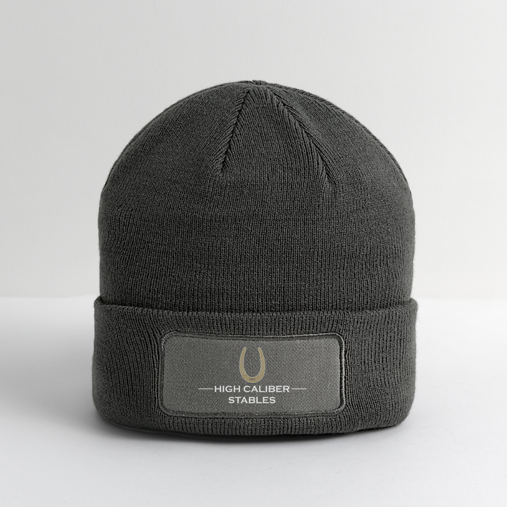 
                  
                    High Caliber Patch Beanie - charcoal grey
                  
                