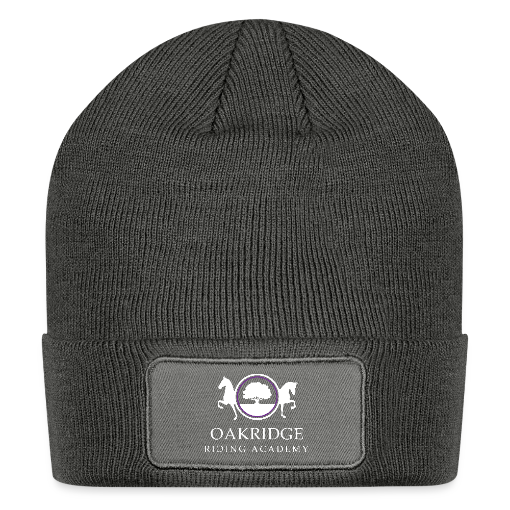 
                  
                    Logo Patch Beanie - charcoal grey
                  
                