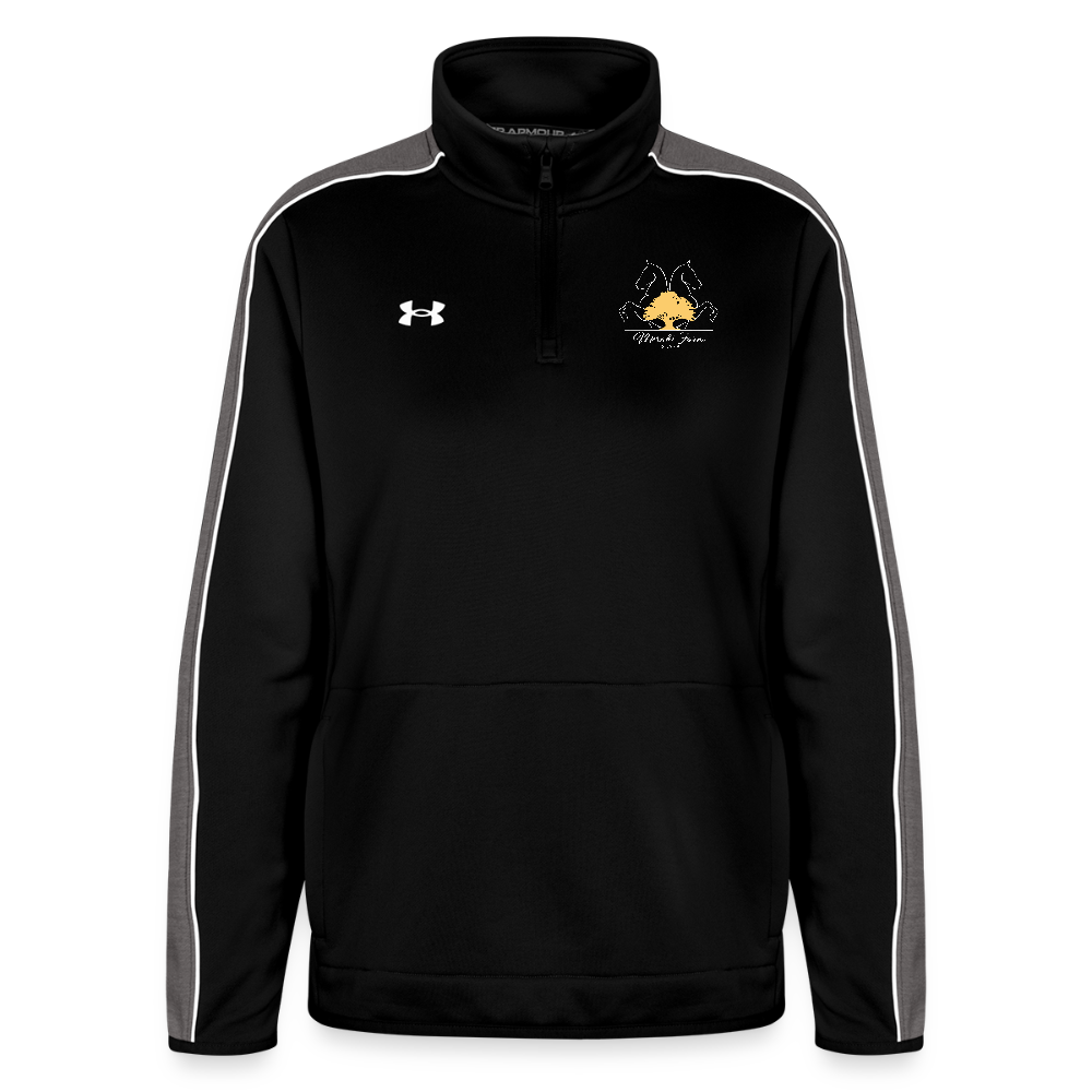 Under Armour Women's Command Quarter Zip 2.0 - black/white