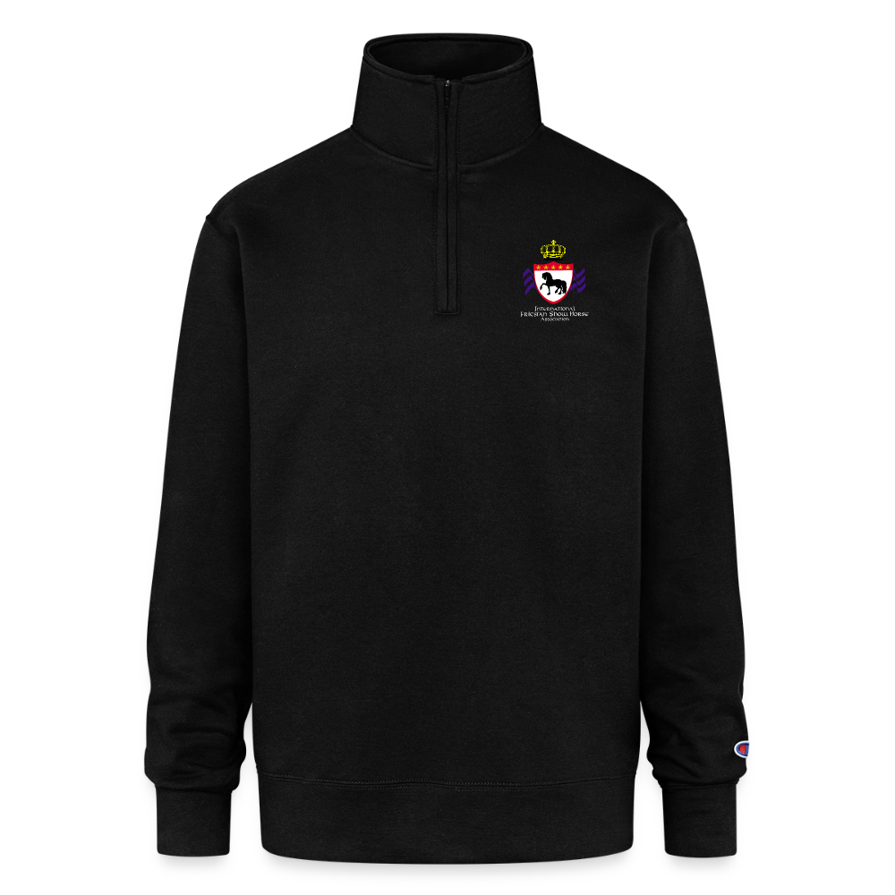 Champion Unisex Quarter Zip Sweatshirt - black