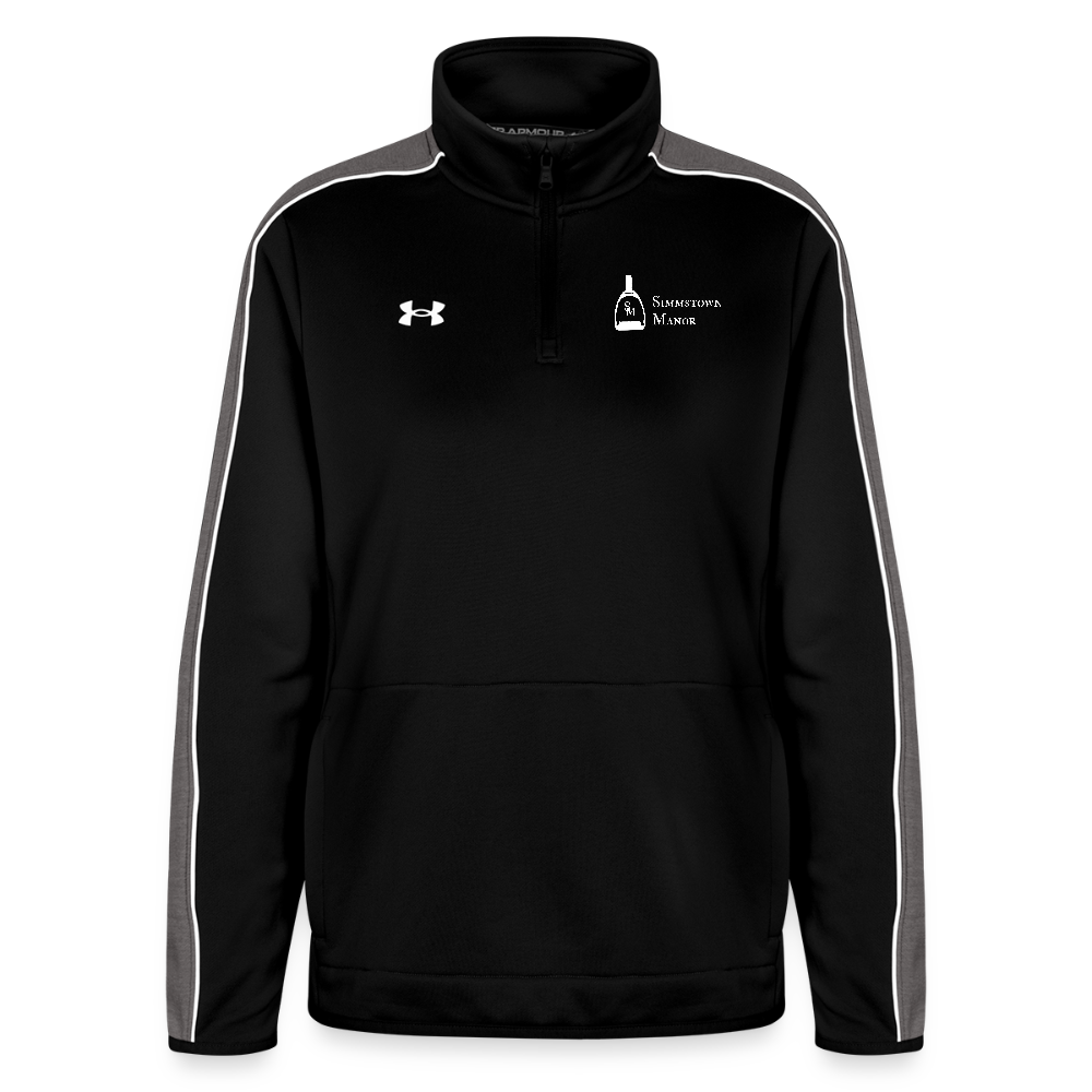 Under Armour Women's Command Quarter Zip 2.0 - black/white