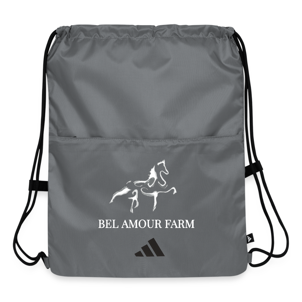 Adidas Drawstring Bag - slate