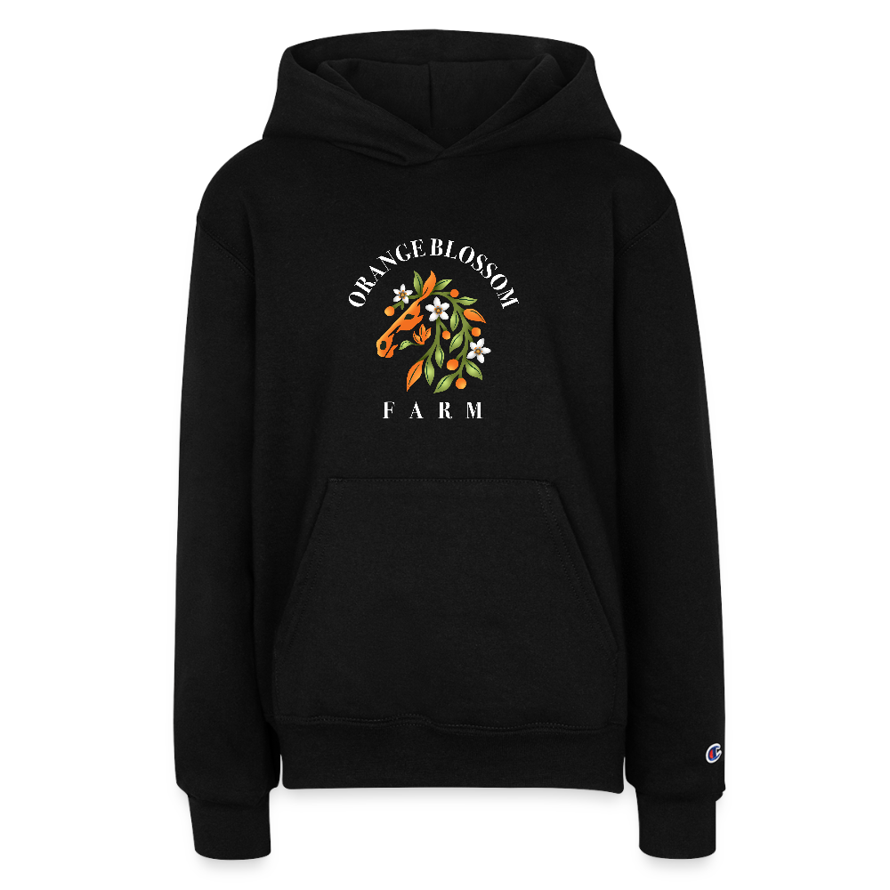 Champion Youth Hoodie - black