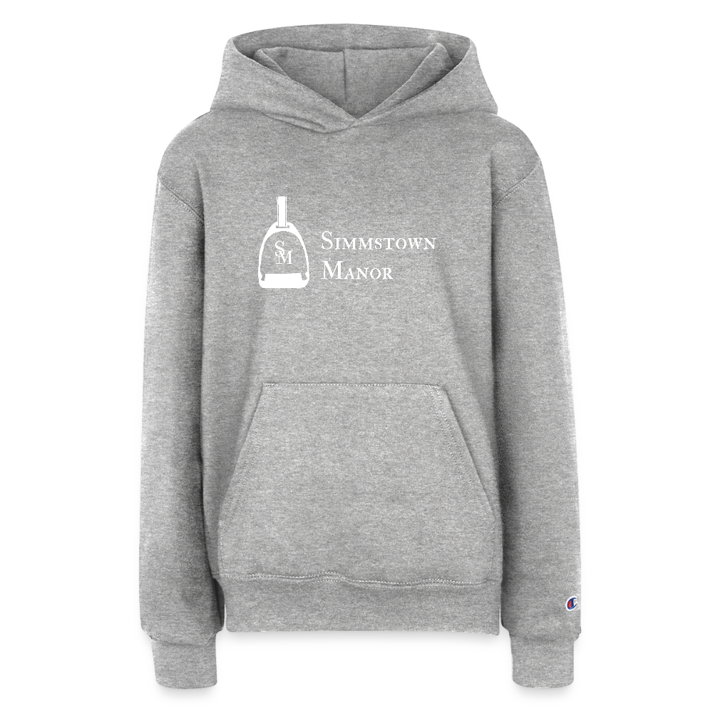 Champion Youth Hoodie - heather grey