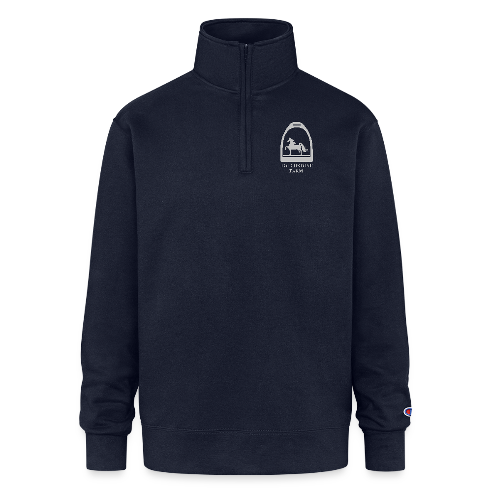 Champion Unisex Quarter Zip Sweatshirt - navy