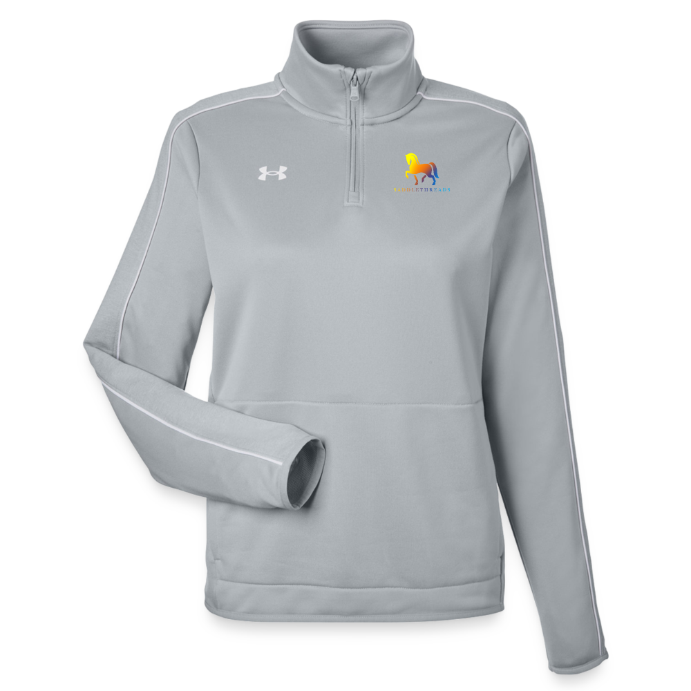 Under Armour Women's Command Quarter Zip 2.0 - light gray