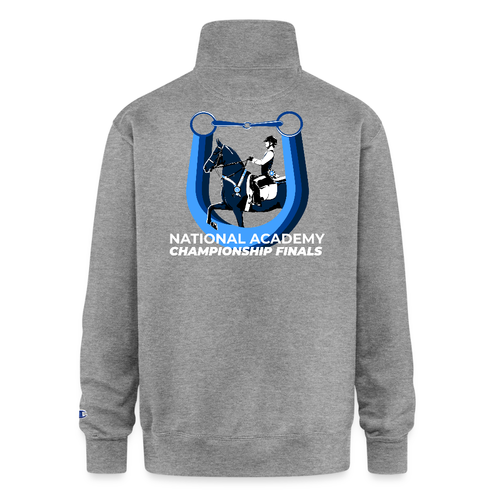 NACF Champion Unisex Quarter Zip Sweatshirt - heather gray