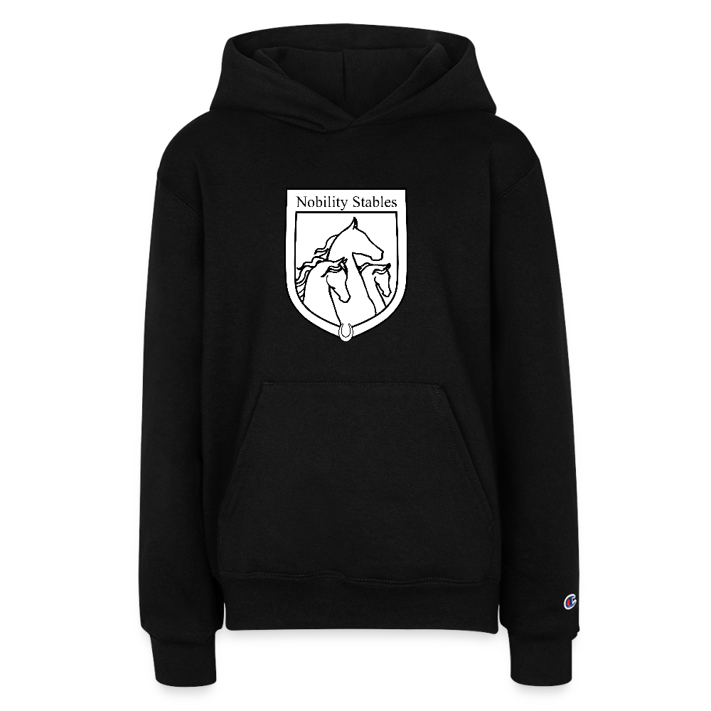 Champion Youth Hoodie - black