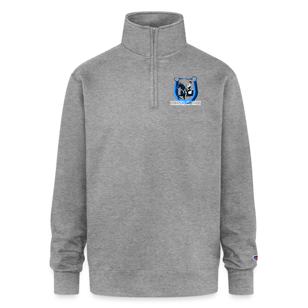 NACF Champion Unisex Quarter Zip Sweatshirt - heather gray