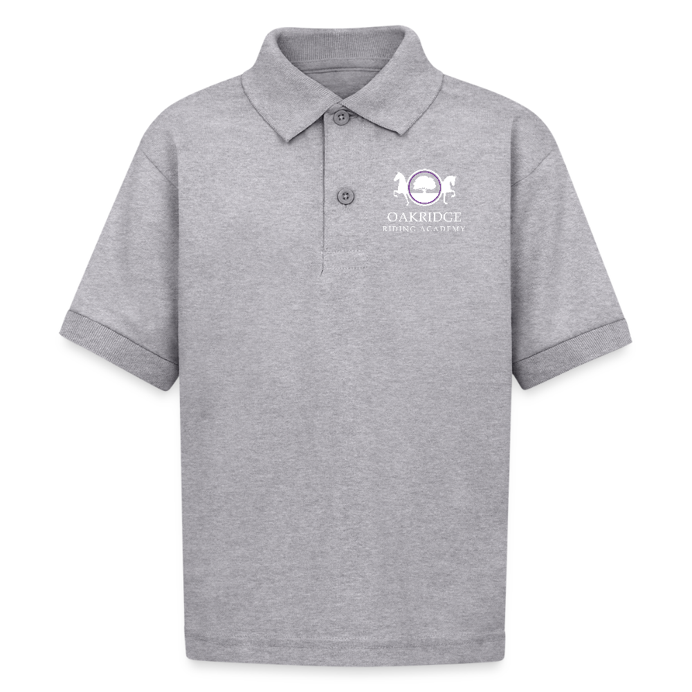 Kids Polo - heather gray