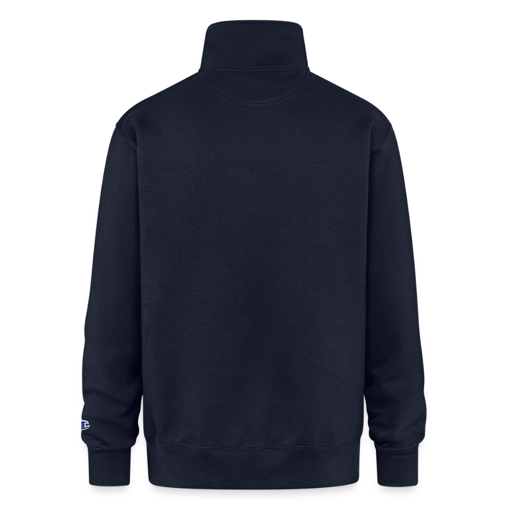 Champion Unisex Quarter Zip Sweatshirt - navy
