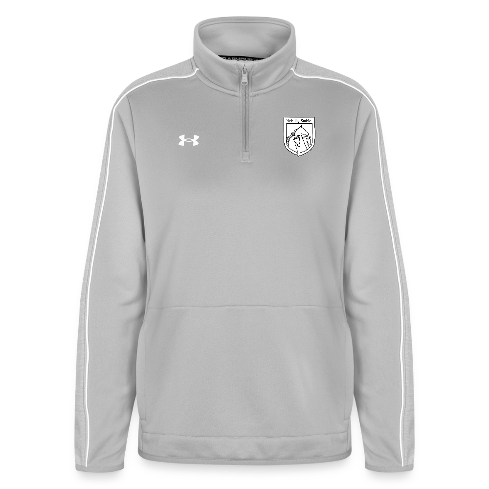 Under Armour Women's Command Quarter Zip 2.0 - light gray