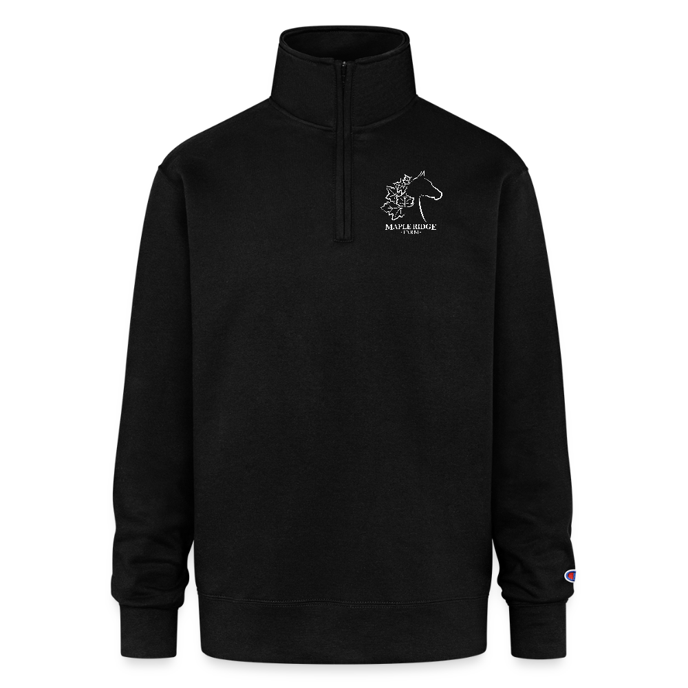 
                  
                    Champion Unisex Quarter Zip Sweatshirt - black
                  
                