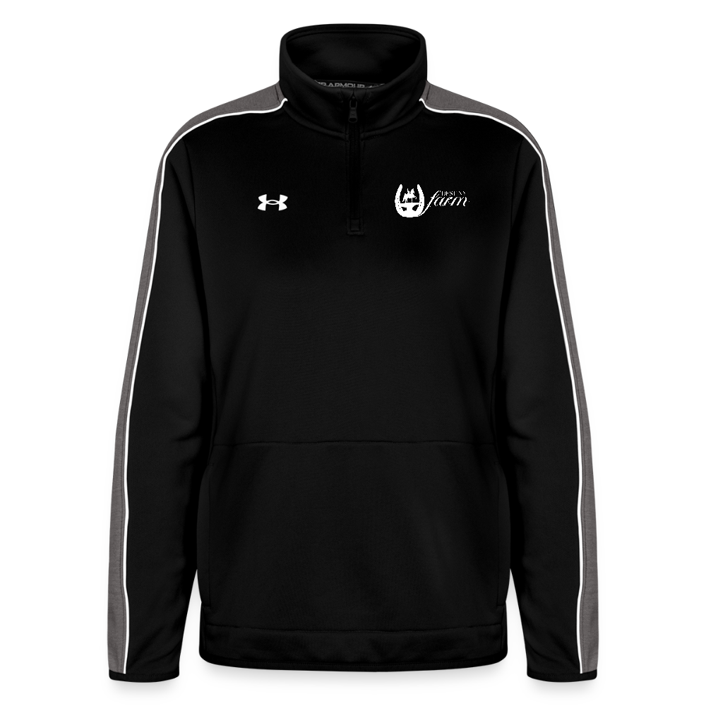 Under Armour Women's Command Quarter Zip 2.0 - black/white