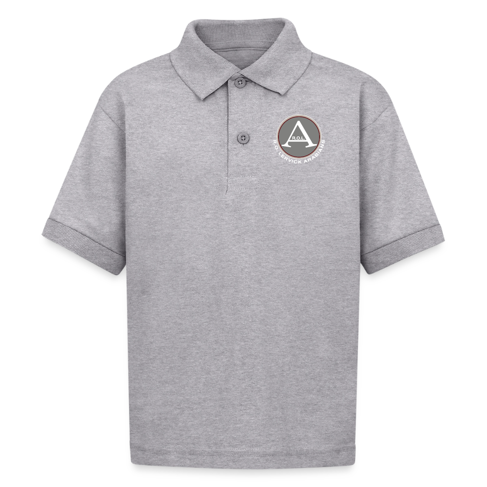 Kids Polo - heather gray
