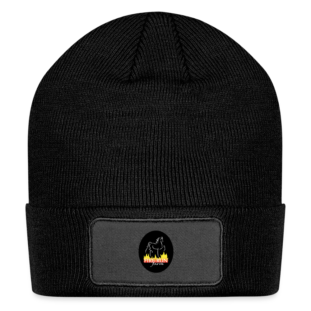 Patch Beanie - black