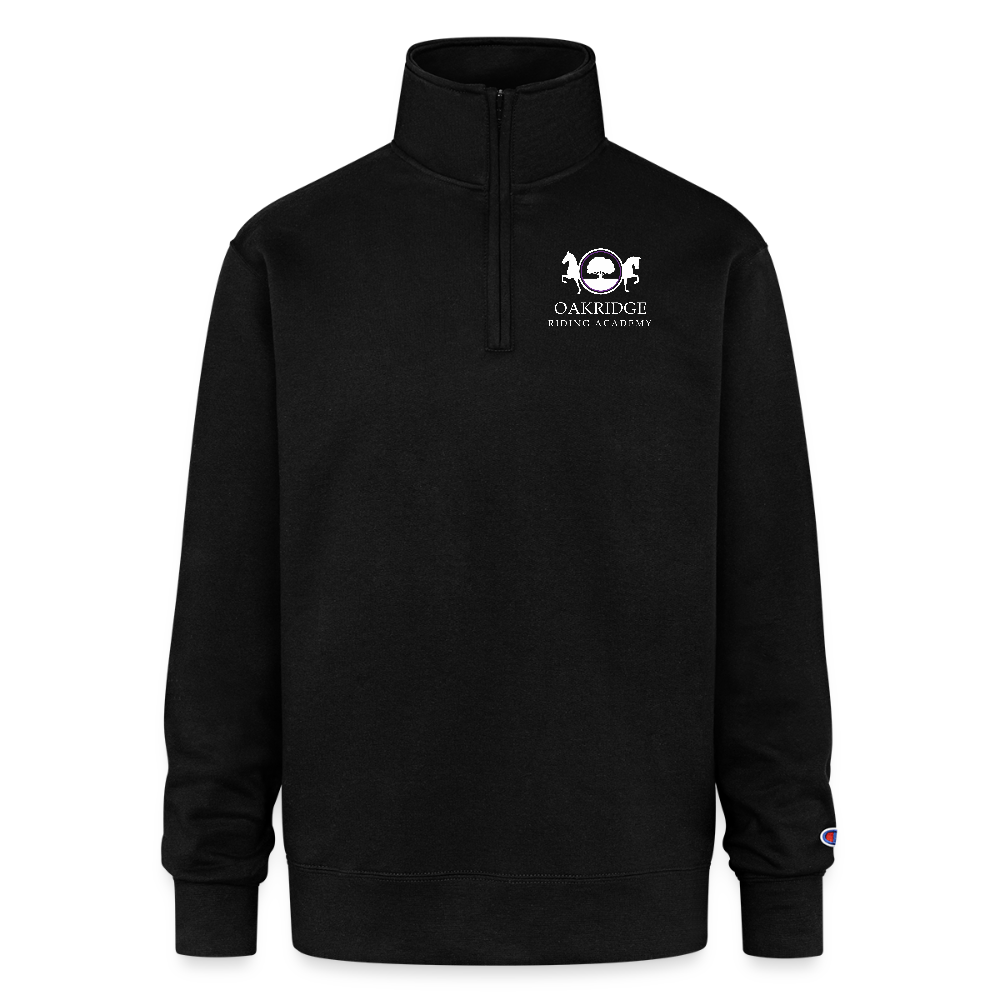 Champion Unisex Quarter Zip Sweatshirt - black