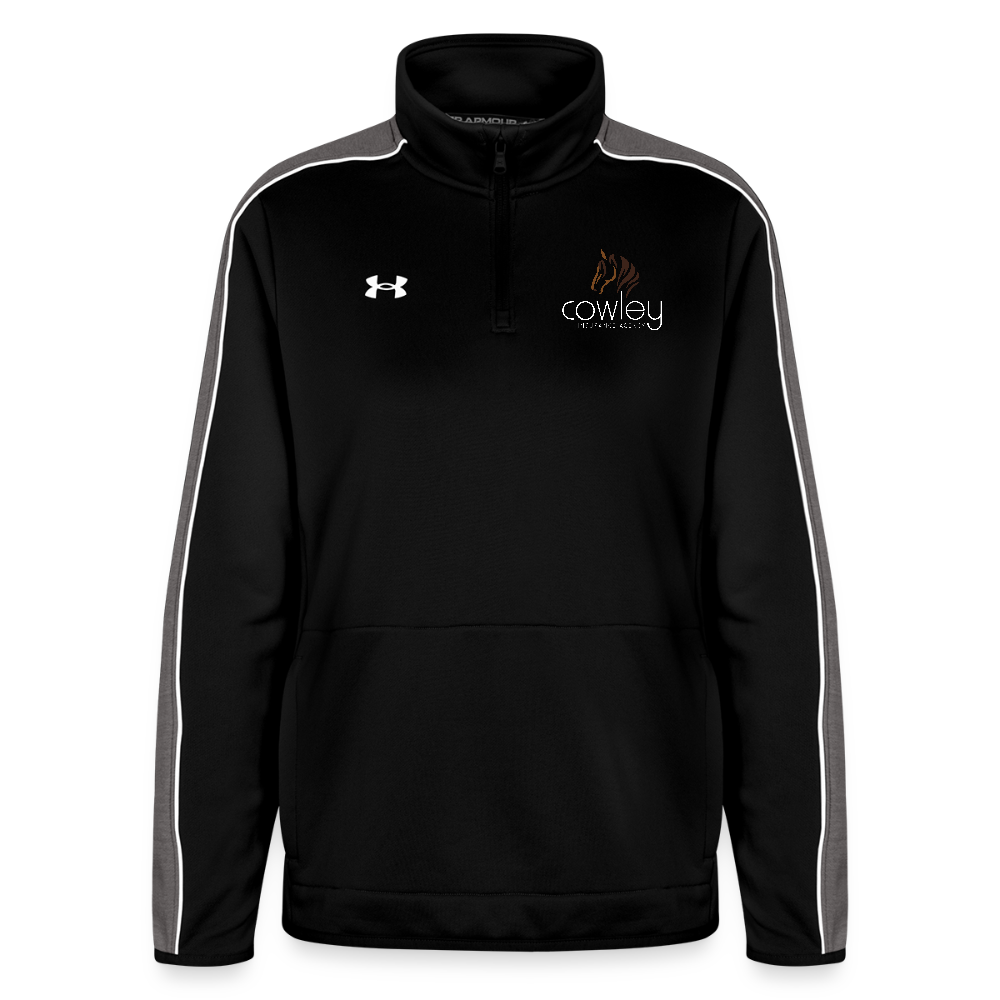 Under Armour Women's Command Quarter Zip 2.0 - black/white