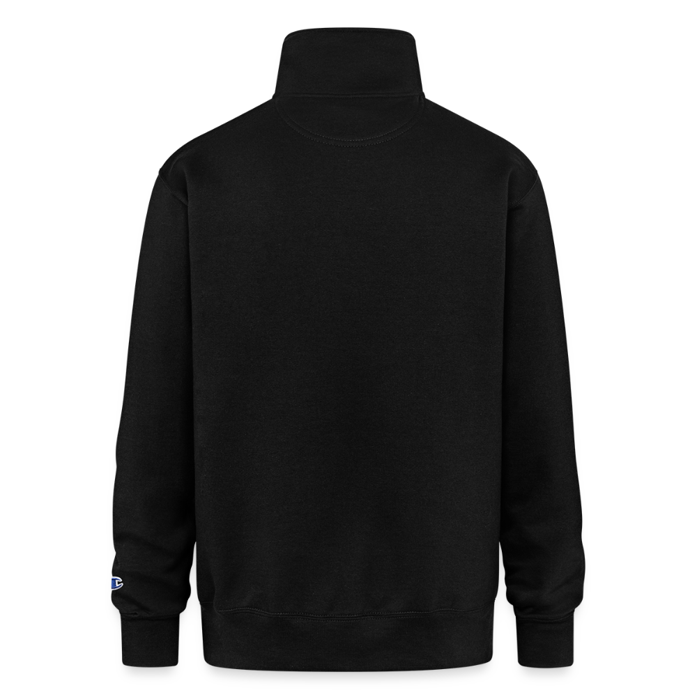 Champion Unisex Quarter Zip Sweatshirt - black