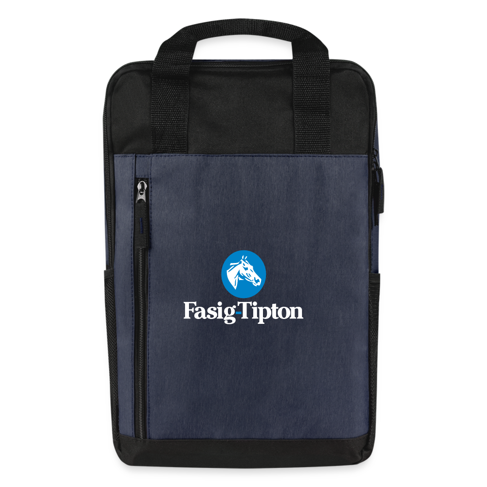 
                  
                    Laptop Backpack - heather navy/black
                  
                
