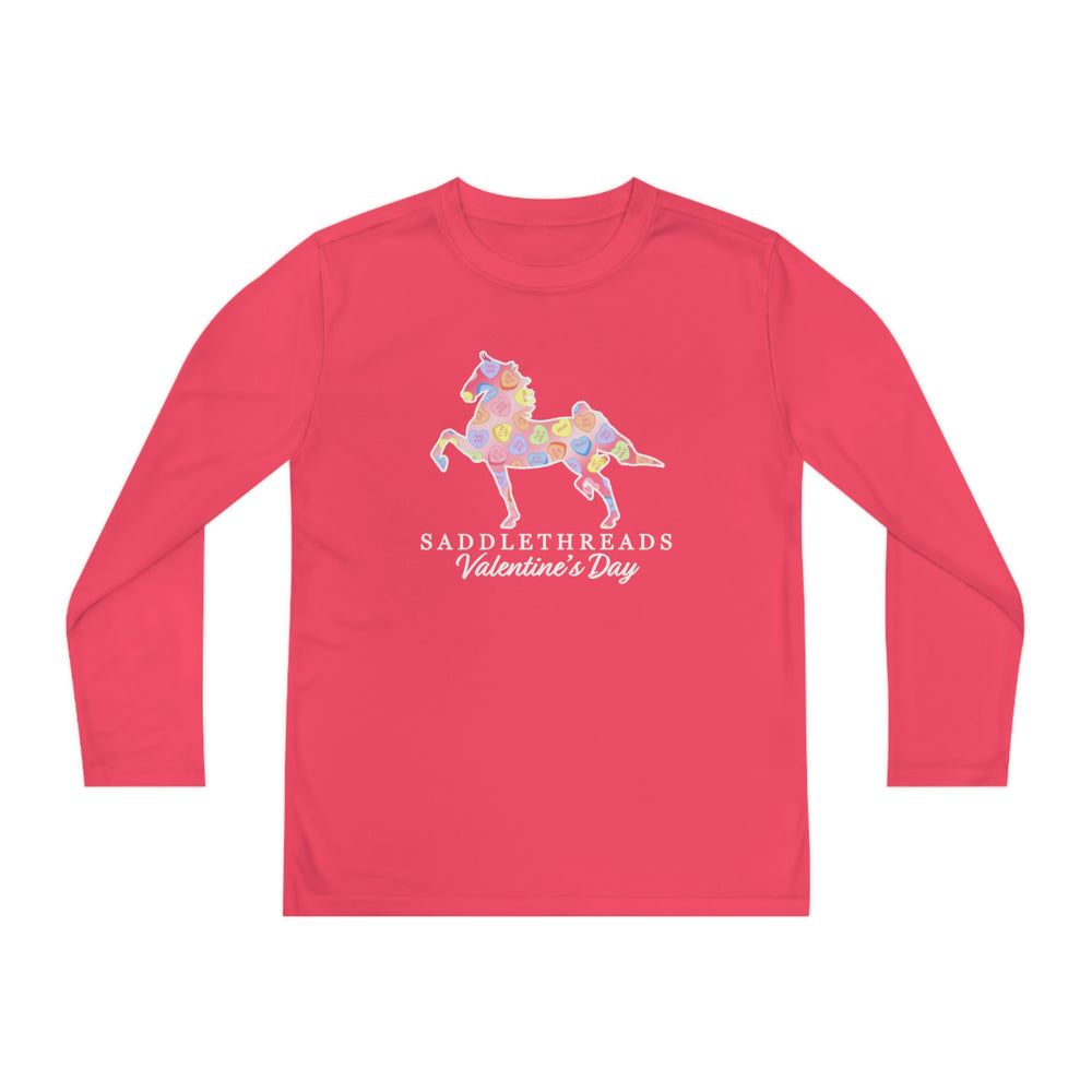 
                  
                    Valentine's Day Youth Long Sleeve Competitor Tee
                  
                