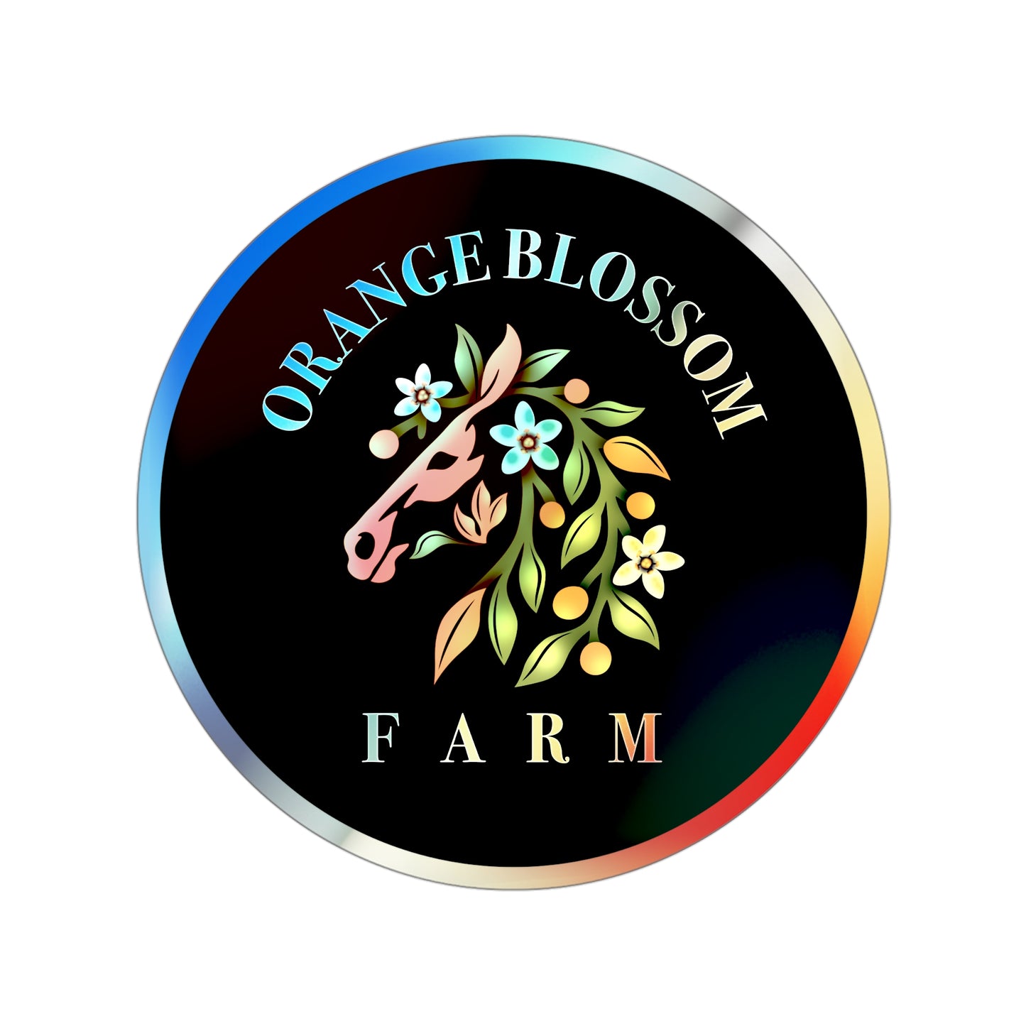 Holographic Sticker 4"