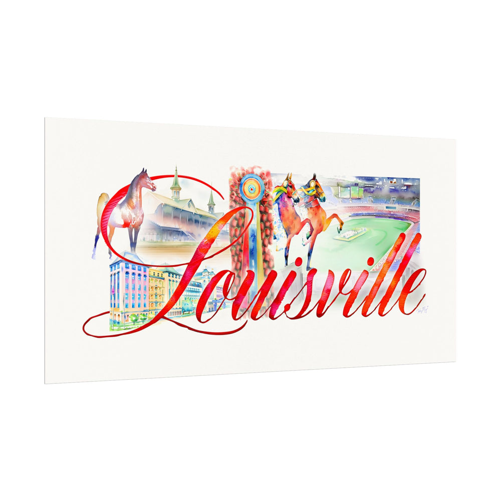 
                  
                    Louisville - Textured Watercolor Matte Print
                  
                