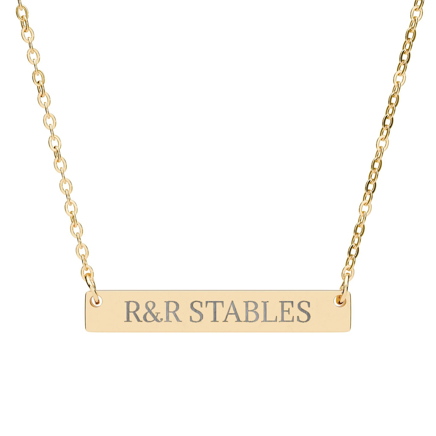 R&R STABLES - THE NAMEPLATE NECKLACE