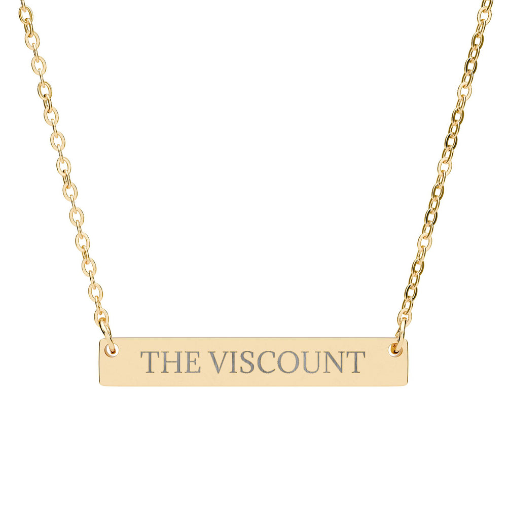 THE VISCOUNT - THE NAMEPLATE NECKLACE