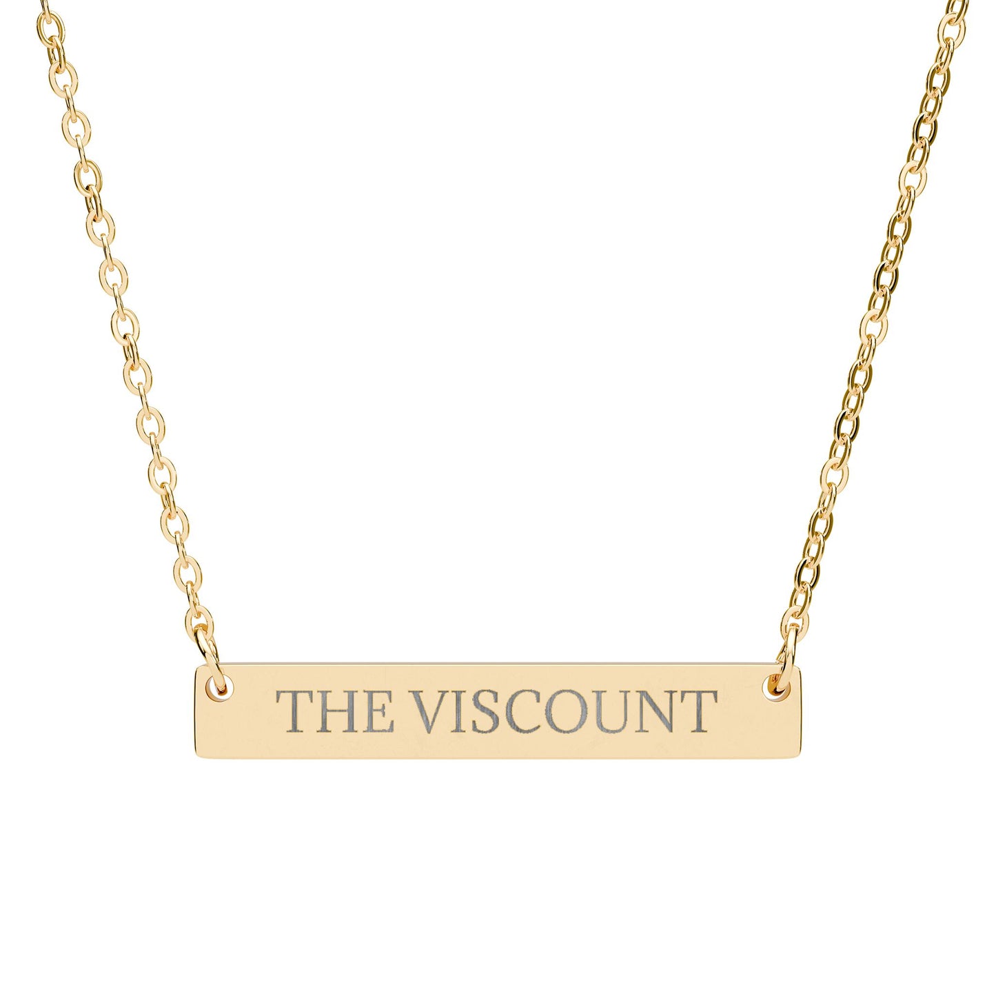 THE VISCOUNT - THE NAMEPLATE NECKLACE