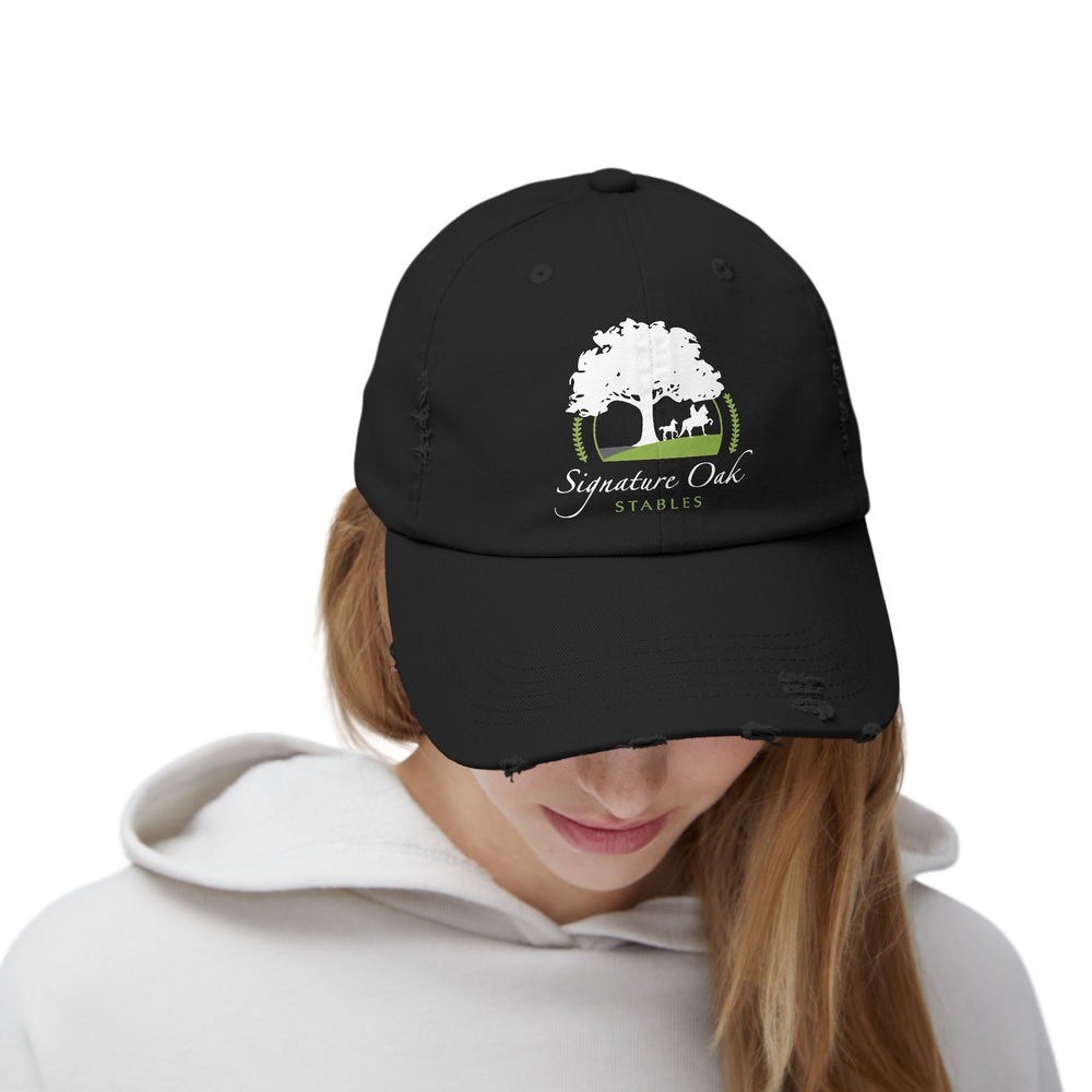 
                  
                    Distressed Cotton Cap
                  
                