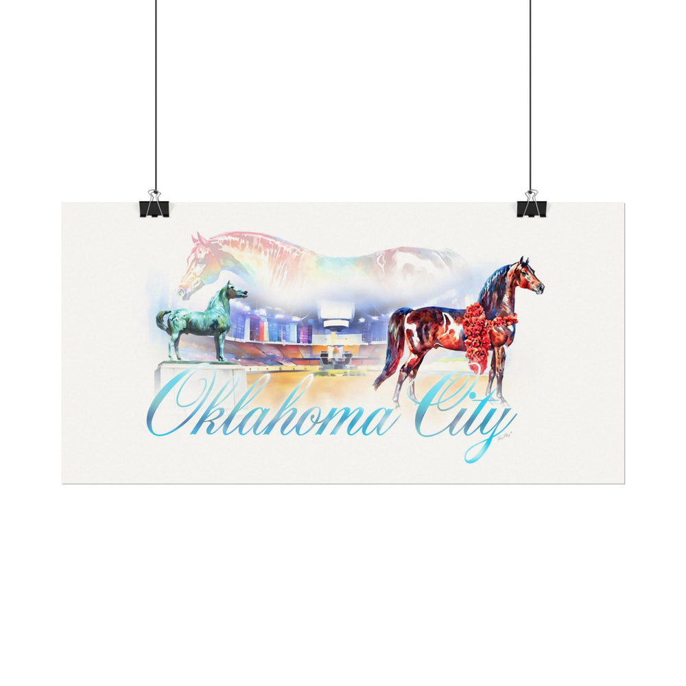 
                  
                    Oklahoma City - Textured Watercolor Matte Print
                  
                