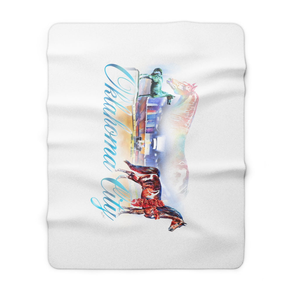 
                  
                    Oklahoma City Sherpa Fleece Blanket
                  
                