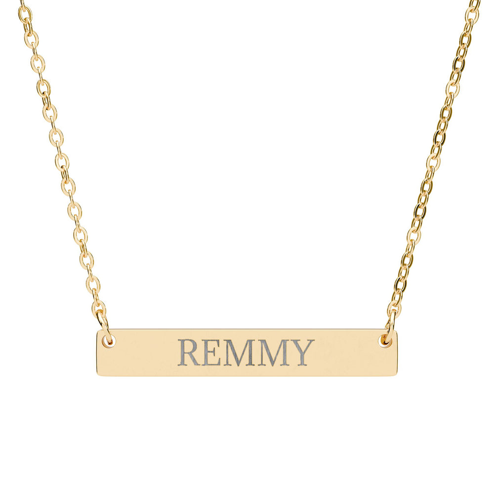 REMMY - THE NAMEPLATE NECKLACE