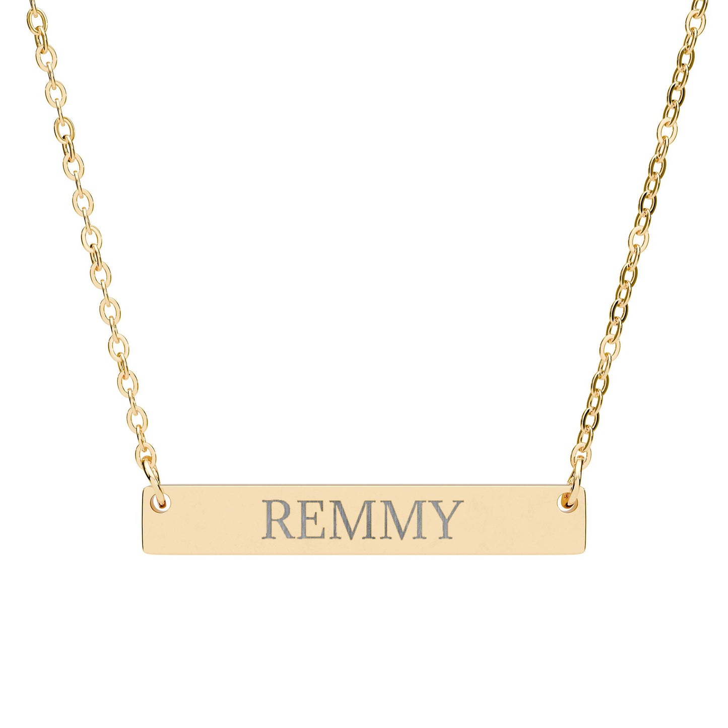 REMMY - THE NAMEPLATE NECKLACE