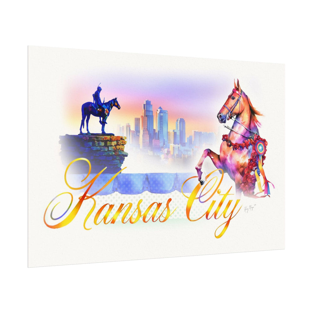 
                  
                    "Kansas City" Textured Watercolor Matte Print
                  
                