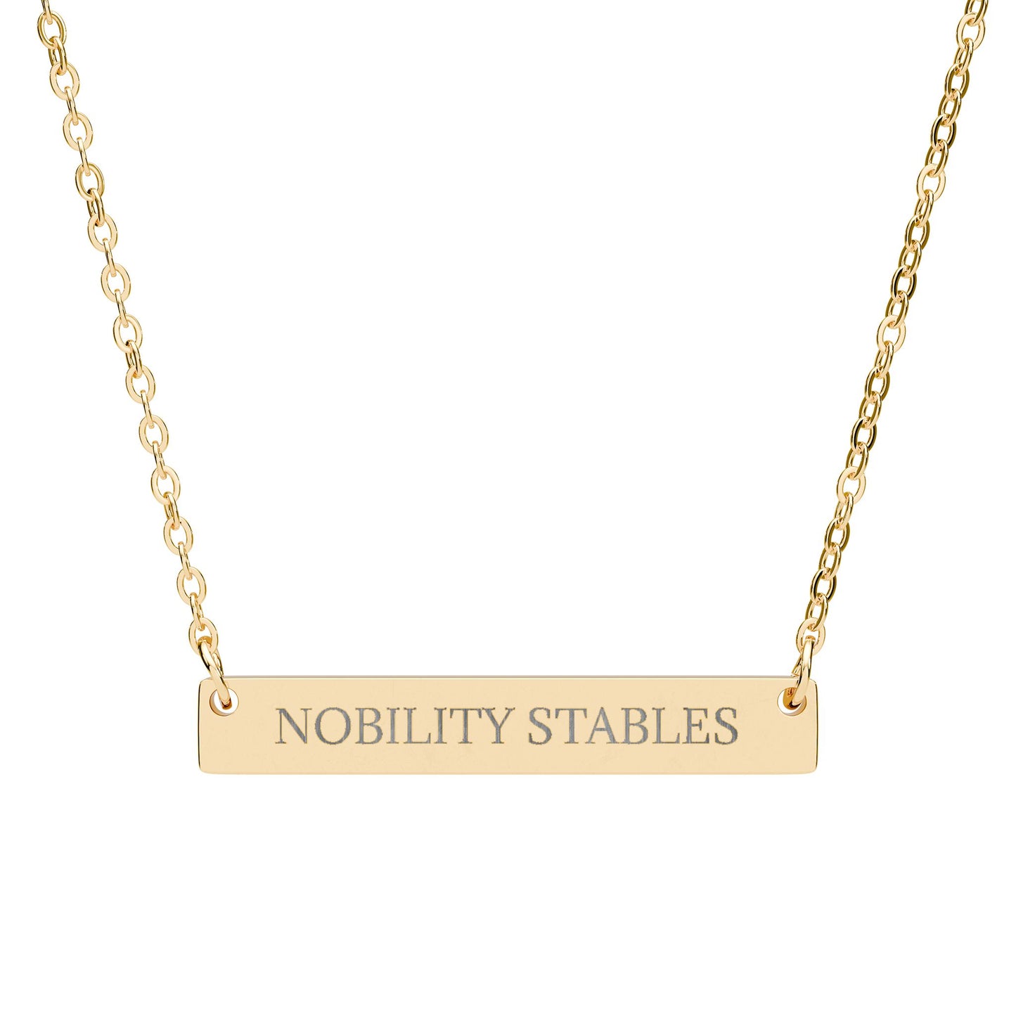 NOBILITY STABLES - THE NAMEPLATE NECKLACE