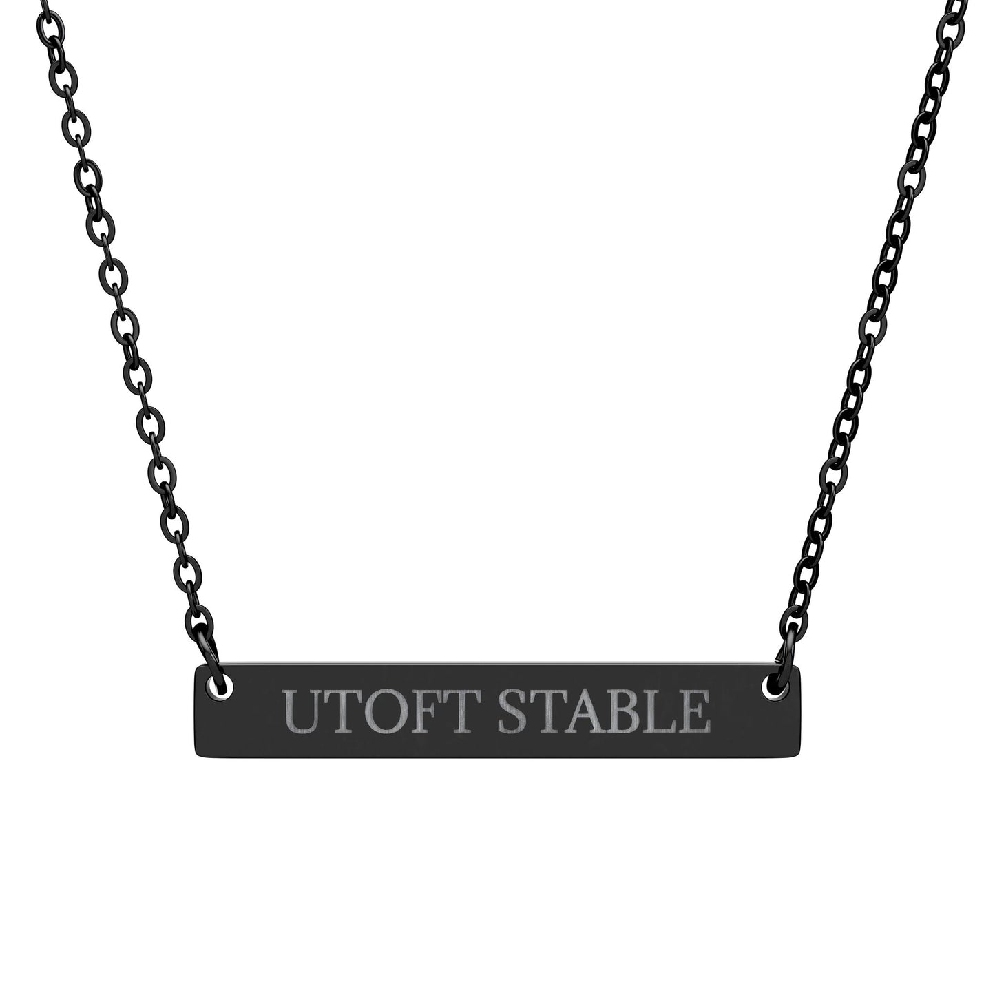 UTOFT STABLE - THE NAMEPLATE NECKLACE