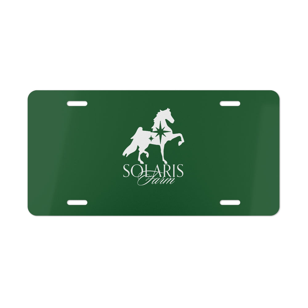 Vanity License Plate